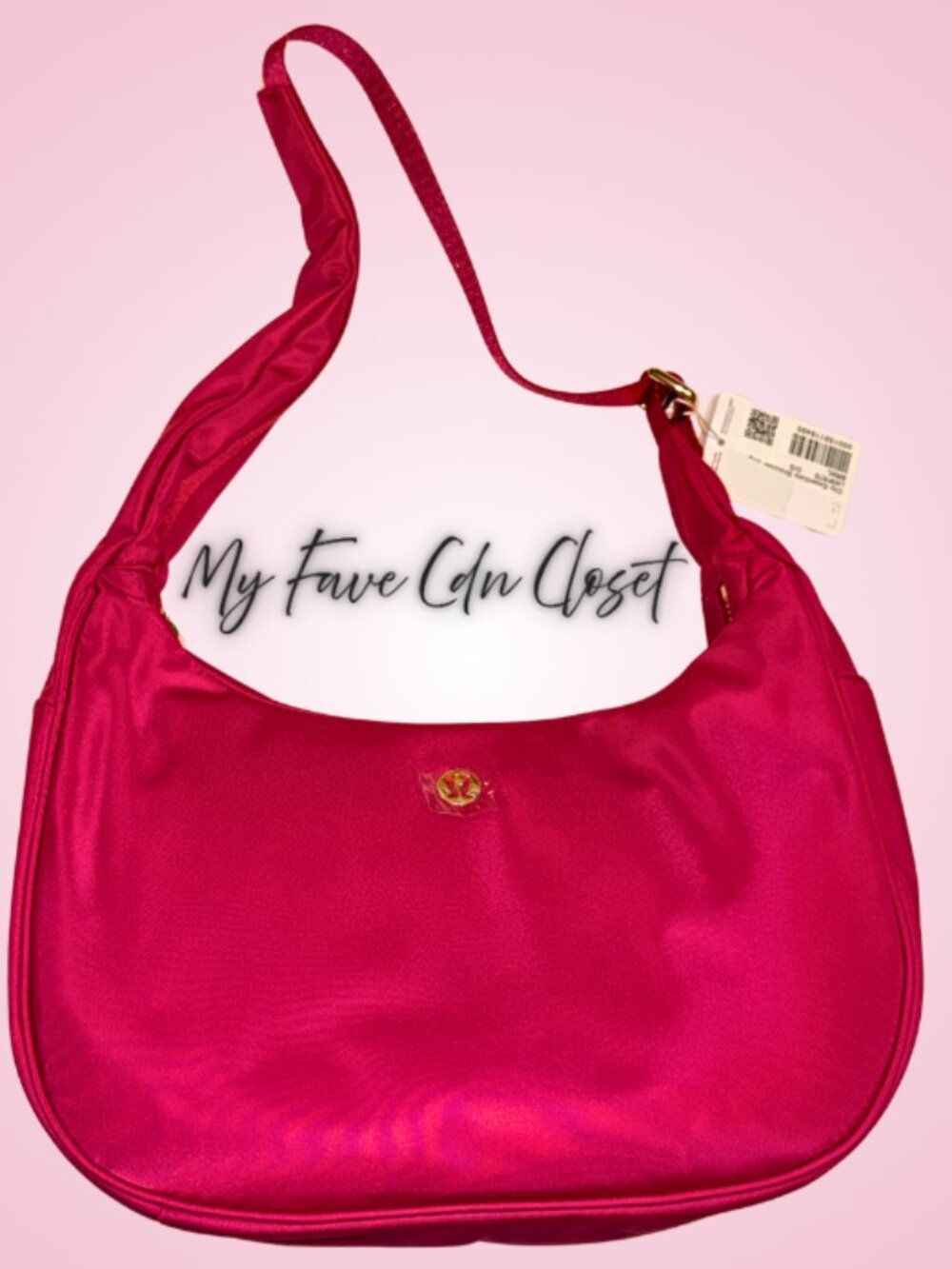 NWT Lululemon City Essentials 4L Shoulder Bag Berry Rumble